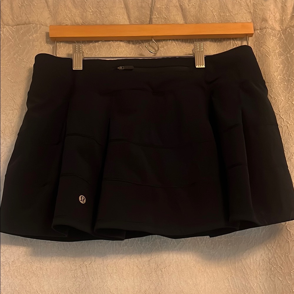 lululemon athletica Black Skater Mini Skirt